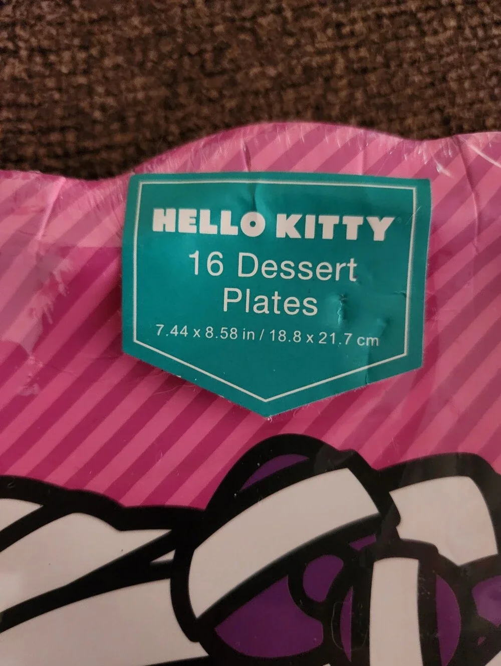 Hello Kitty Halloween Desseet Plates New